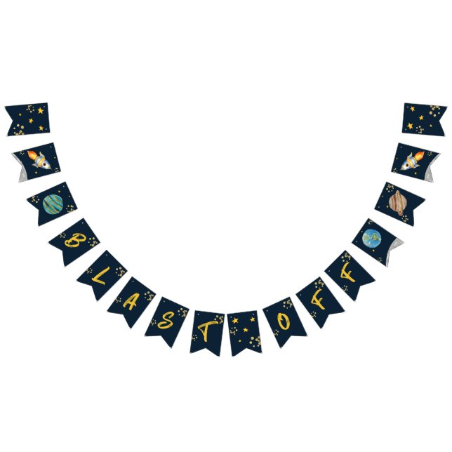 BANDEIRINHA PRIMEIRO ANIVERSÁRIO, ANIVERSÁRIO ESPAÇO, APAGAR M (Todos)