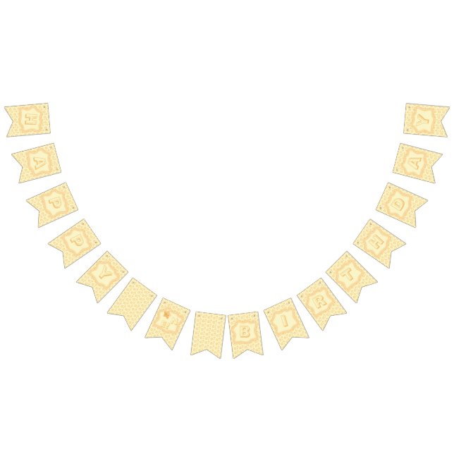 Bandeirinha Primeiro Aniversário da Pequena Estrela Bonita (Todos)