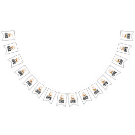 Bandeirinha Primeiro aniversario de Tigre Selvagem Selvagem Se