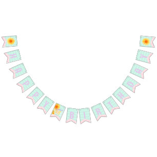 Bandeirinha Primeiro Aniversário do Girassol