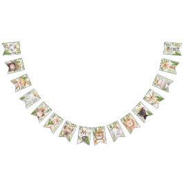 Bandeirinha Primeiro aniversario Safari Selvagem de Animais Se