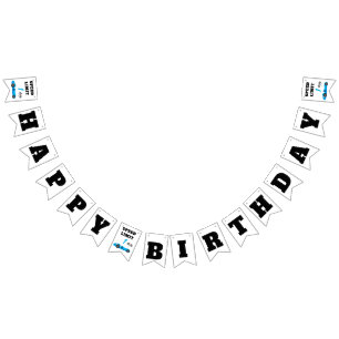 Bandeirinha Primeiro Salto Em Volta, Feliz Decor De Aniversári