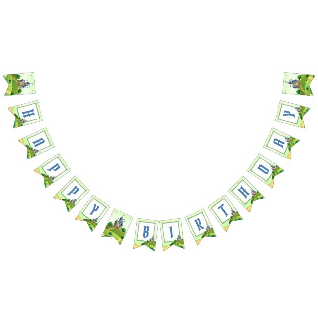 Bandeirinha Prince Festa de aniversário (Todos)