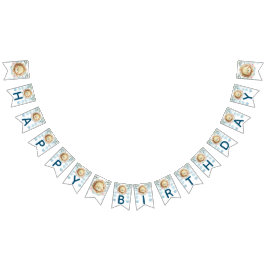 Bandeirinha Príncipe Lion Selgle Feliz Aniversário