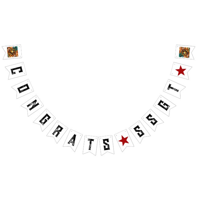 Bandeirinha Promotion Congratulations Customizable USMC (Todos)