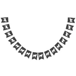 Bandeirinha Pug Chá de fraldas Cão Puppy Sexo Neutro