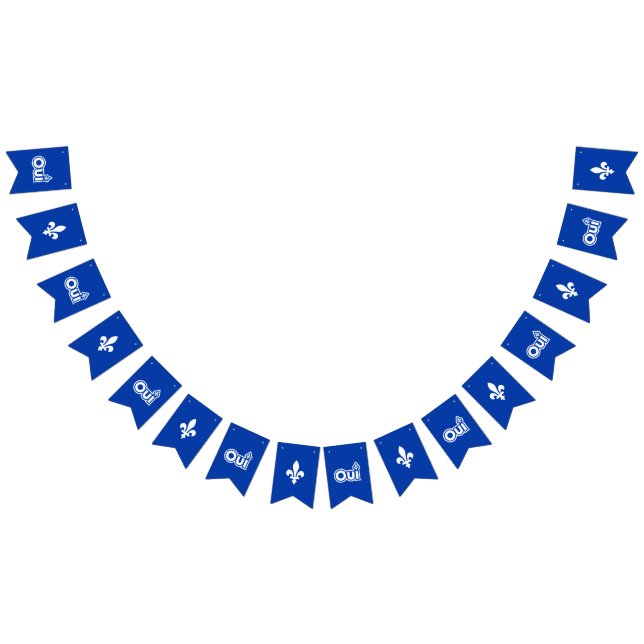 BANDEIRINHA QUEBEC OUI (Todos)