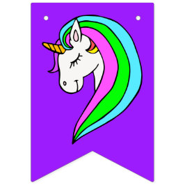 Bandeirinha Rainbow Unicorn