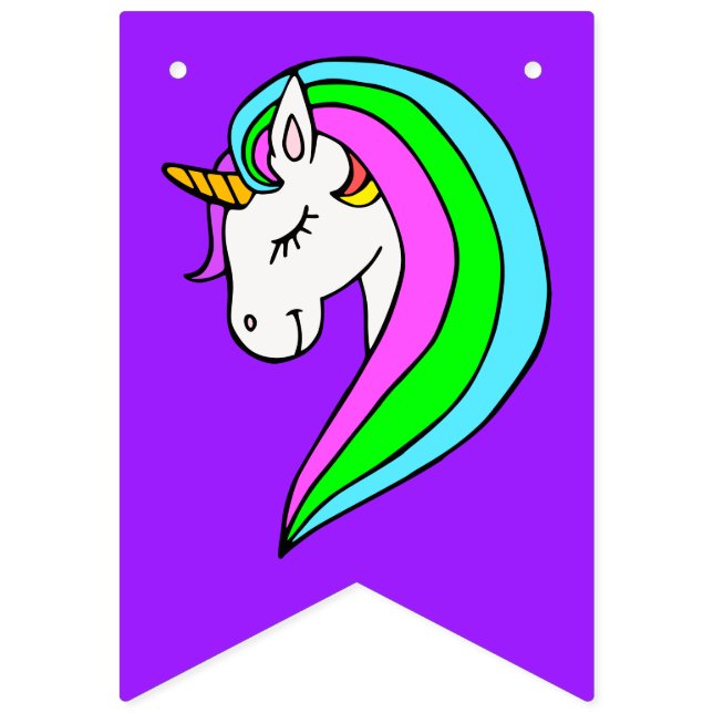 Bandeirinha Rainbow Unicorn (Décima primeira bandeira)