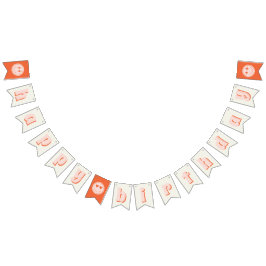 Bandeirinha Retro Smile Happy Birday