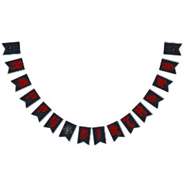 Bandeirinha Rocker - Rock Star - Rock and Roll Banner