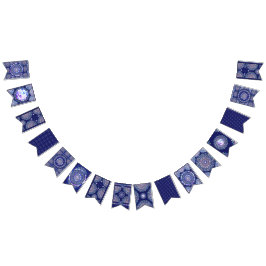 Bandeirinha Rosace Azul