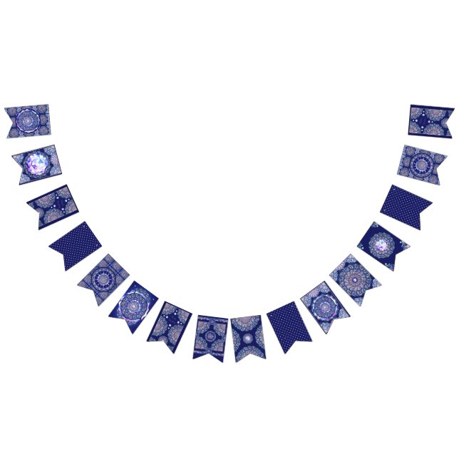 Bandeirinha Rosace Azul (Todos)