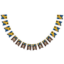 Bandeirinha Rosas de girassol russo Mesa do deserto