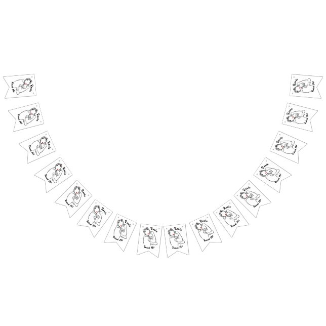 Bandeirinha Rosie Raised Decade - Impressão de tela (Todos)