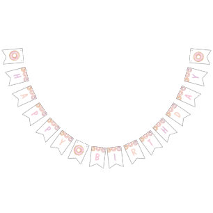 Bandeirinha Rosquinha Cresce Parabéns Festa de Aniversário