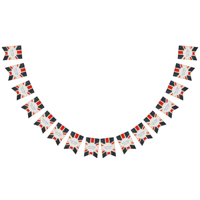 Bandeirinha Royal Wedding Harry e Meghan Bunting Banner (Todos)