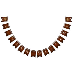 Bandeirinha Russo Novo Lâmpada De Madeira E Luzes De Fada Bem-