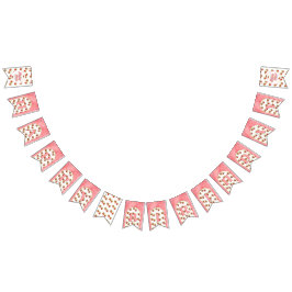 Bandeirinha Rustic Pink Strawberry Happy Birry Primeiro