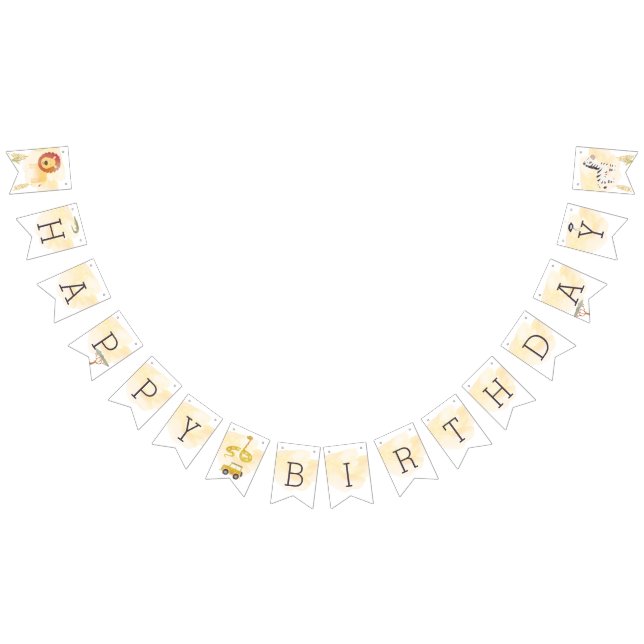 Bandeirinha Safari aventura festa de aniversário Bag Presente (Todos)