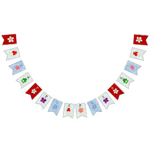 Bandeirinha Sapo Feliz Personalizado No Primavera DECOR