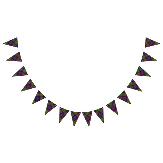 Bandeirinha Scottish Clan Carnegie Tartan (Todos)