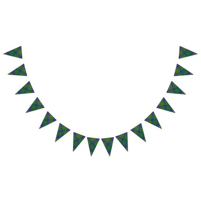 Bandeirinha Scottish Clan Hunter Tartan (Todos)