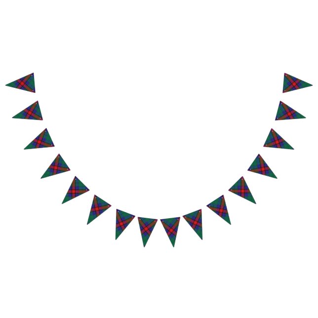 Bandeirinha Scottish Clan Jardine Tartan (Todos)