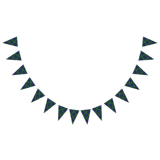 Bandeirinha Scottish Clan MacEwen Tartan (Todos)