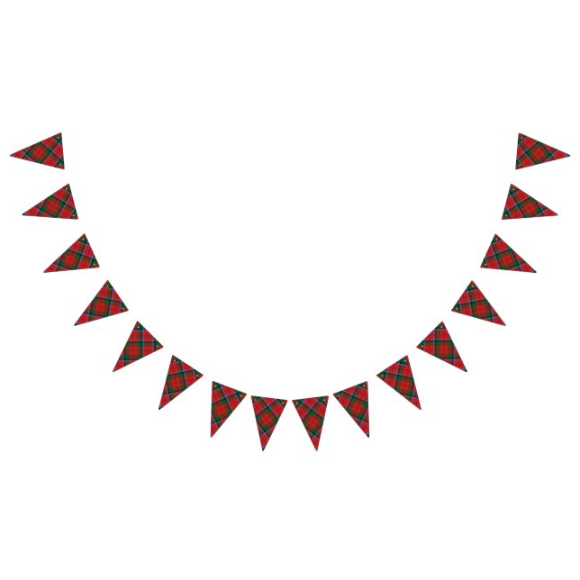 Bandeirinha Scottish Clan MacNaughton MacNachtan Tartan (Todos)