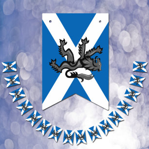 Bandeirinha Scottish Flag Party, Scotland Banners, Rampant