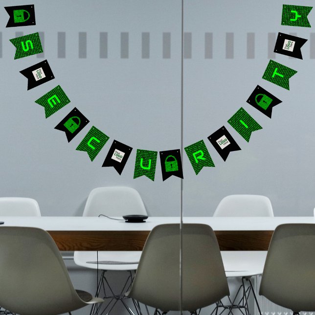 Bandeirinha Segurança de informações - Código de computador e  (Criador carregado)