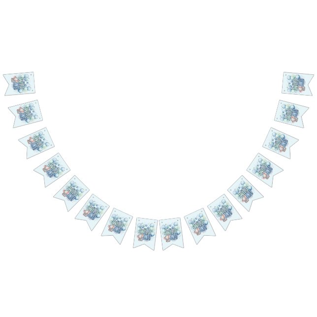 Bandeirinha Seletor de Água de Um primeiro aniversario (Todos)