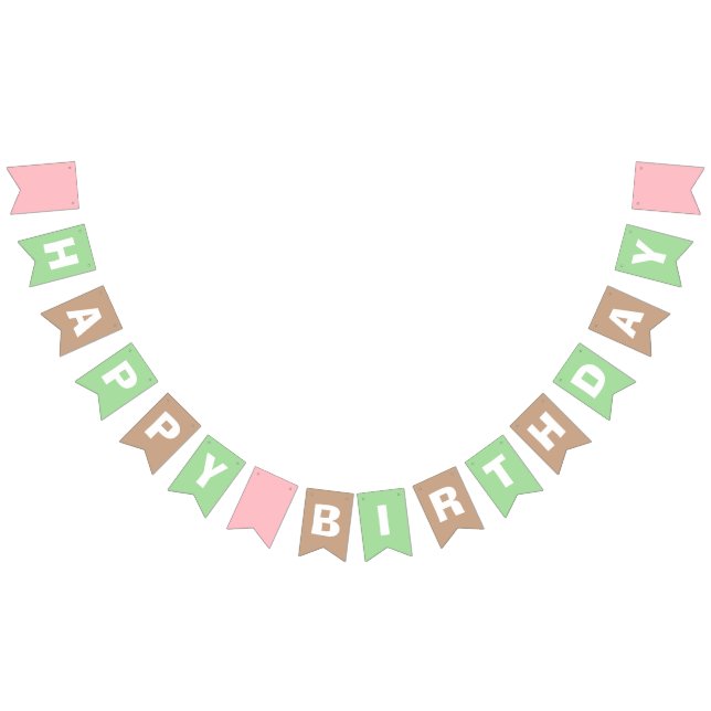 Bandeirinha Selva Safari Selvagem | Parabéns (Todos)