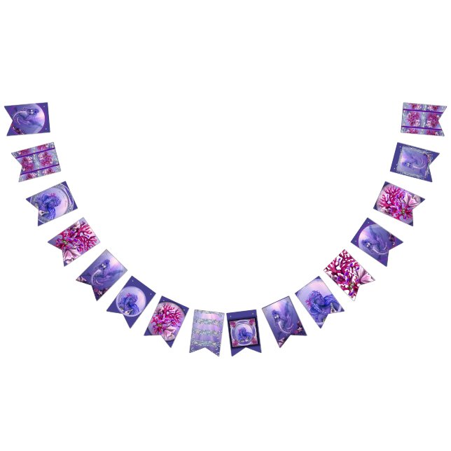 Bandeirinha Sereia do Oceano Roxo (Todos)