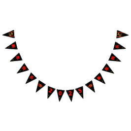 Bandeirinha Serpent's Blessing 新年快乐 2025"