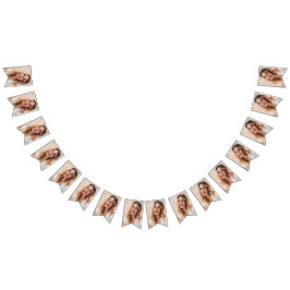 Bandeirinha Seu rosto em um aniversário personalizado