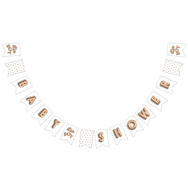 Bandeirinha SEU um menino! Estamenha Dourado (Todos)