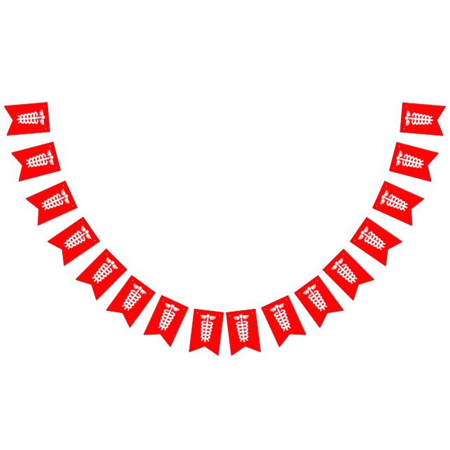 Bandeirinha Simples símbolos/ícones - bastão de Asclepius + id (Todos)