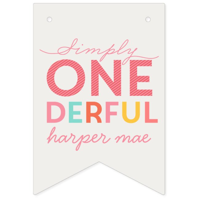 BANDEIRINHA SIMPLESMENTE MARAVILHOSO (Primeira Bandeira)