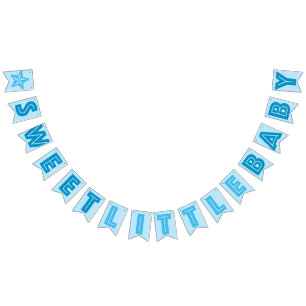 BANDEIRINHA SINAL PEQUENO DOCE DO MENINO DO ☆ DO BEBÊ DO ☆