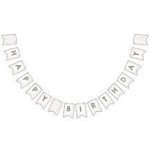 Sinalizador de Bunting de Pontos de Aquarela Mandy