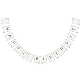 Bandeirinha Sinalizador de Bunting de Pontos de Aquarela Mandy