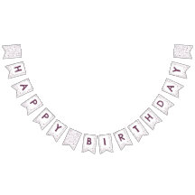 Sinalizador de Bunting Pontos de Aquarela Beet Con