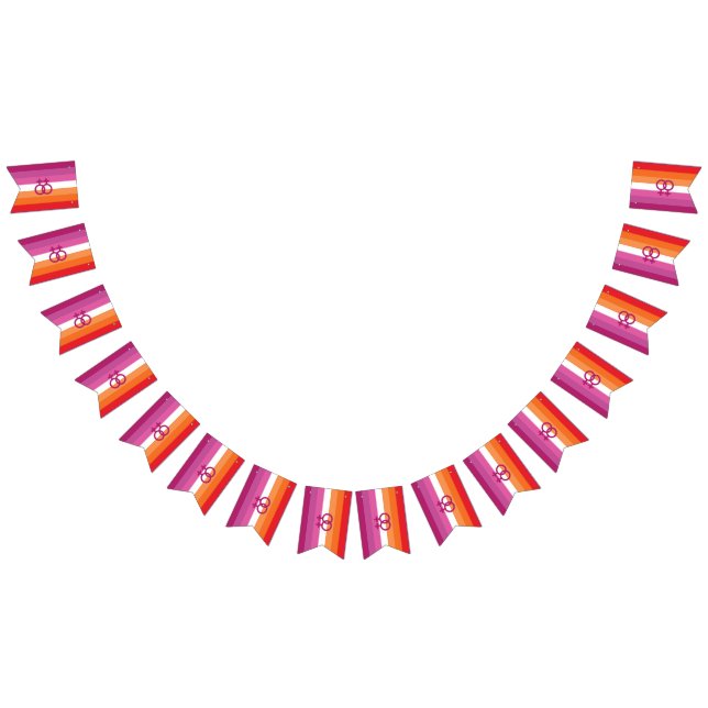 Bandeirinha Sinalizador do Orgulho Lésbico WLW (Todos)