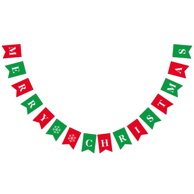 Bandeirinha Sinalizadores de Banner de Natal (Todos)