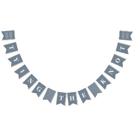 Bandeirinha Sinalizadores de Banner de Nó Ilustrado - Cinzas A