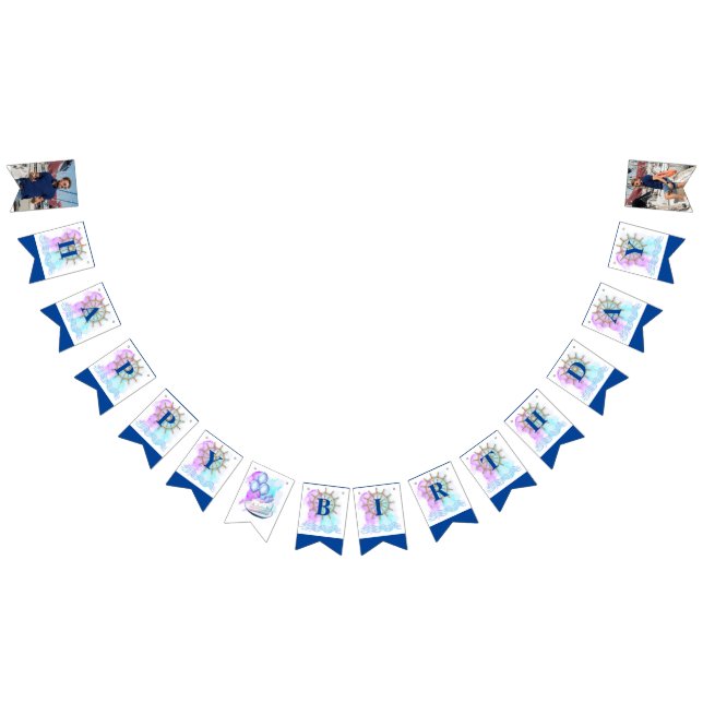 Bandeirinha Sinalizadores de Bunting Aniversário Náuticos (Rod (Todos)