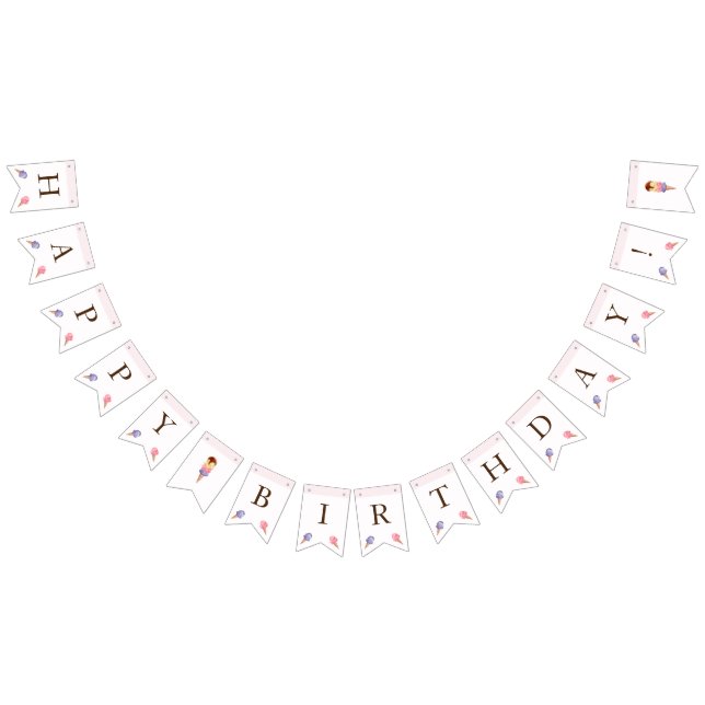 Bandeirinha Sinalizadores de Bunting da Festa de aniversário d (Todos)