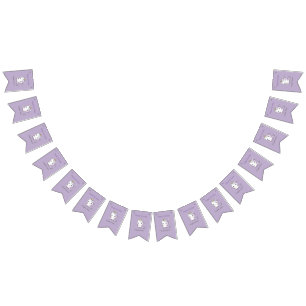 Bandeirinha Sinalizadores de Bunting de Aniversários do Unicór